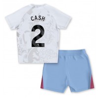 Aston Villa Matty Cash #2 Vonkajší Detský futbalový dres 2023-24 Krátky Rukáv (+ trenírky)